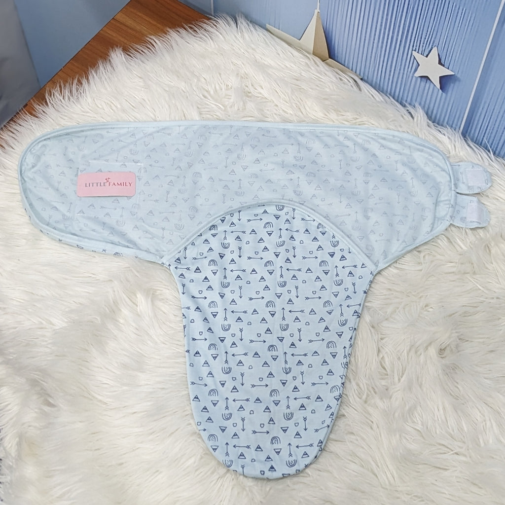 "Arrow" Theme Baby Swaddle – Blue