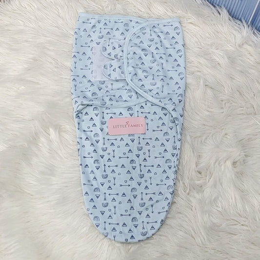 "Arrow" Theme Baby Swaddle – Blue