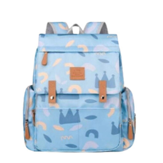 Premium Waterproof Baby Diaper Backpack – Pastel Bloom