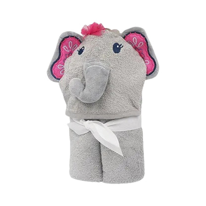 Elephant Hooded Baby Bath Towel – Soft & Cozy Wrap