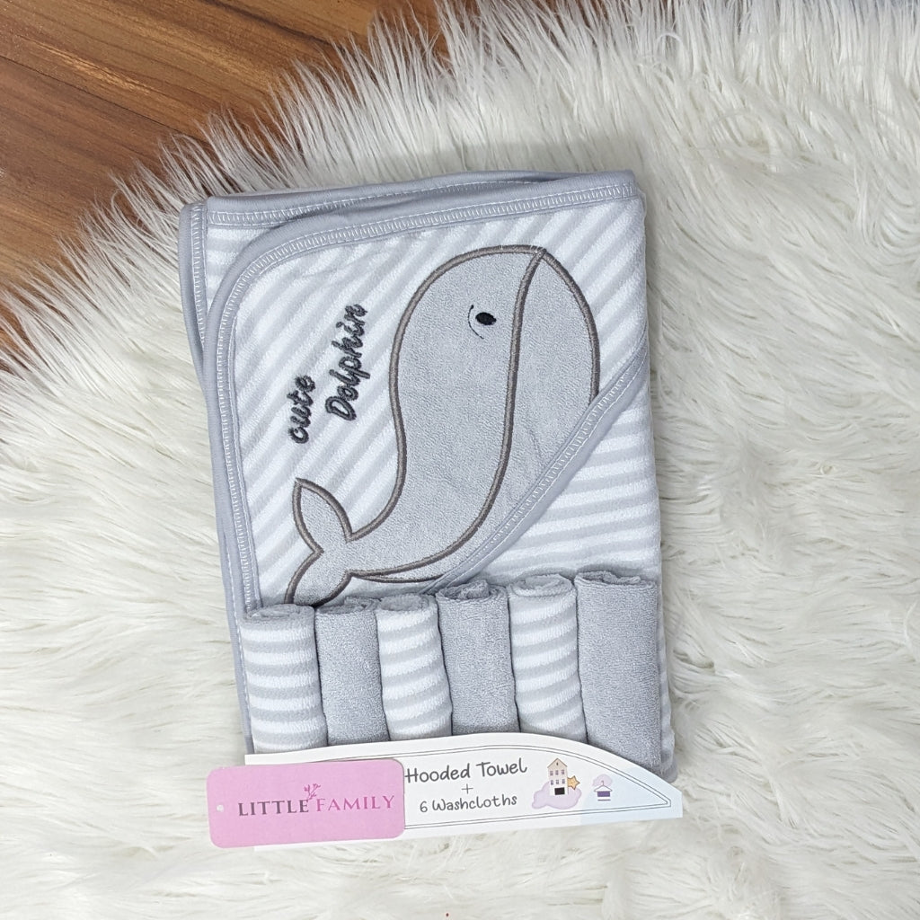 Baby Bath Towel Set with Washcloths – Soft & Plush Comfort