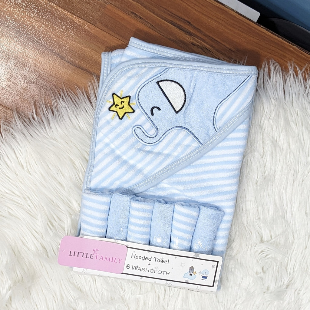 Baby Bath Towel Set with Washcloths – Soft & Plush Comfort