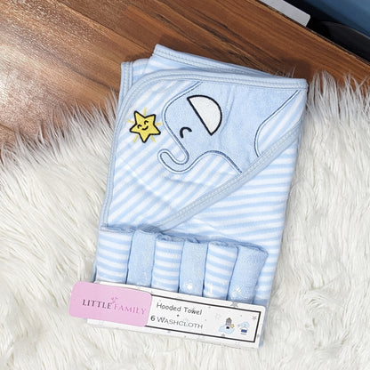 Baby Bath Towel Set with Washcloths – Soft & Plush Comfort