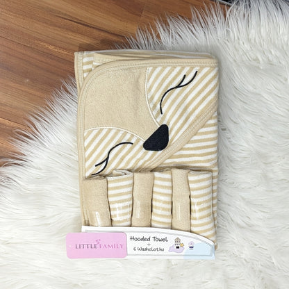 Baby Bath Towel Set with Washcloths – Soft & Plush Comfort