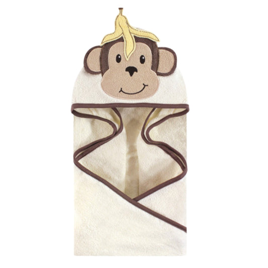 Monkey Hooded Baby Bath Towel