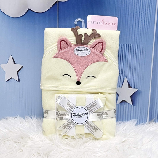 Premium Baby Hooded Towel Set – Fox