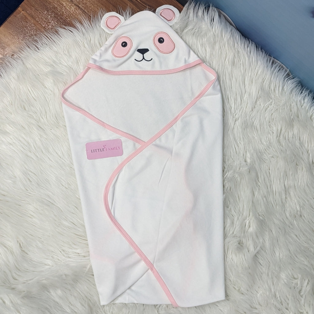 Premium Baby Hooded Wrapping Sheet | Teddy Bear