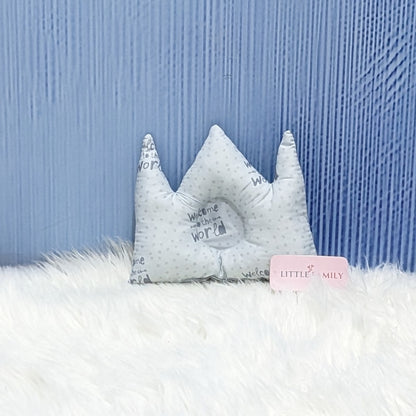 "Welcome to the World" Baby 8 PC'S Bedding Set - (Soft Grey) | Large