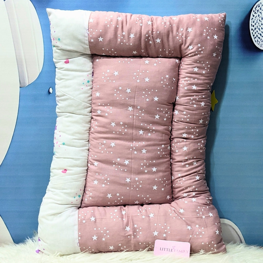 Starry Dreams Baby Bedding Set - 8 Pieces (Dusty Pink)