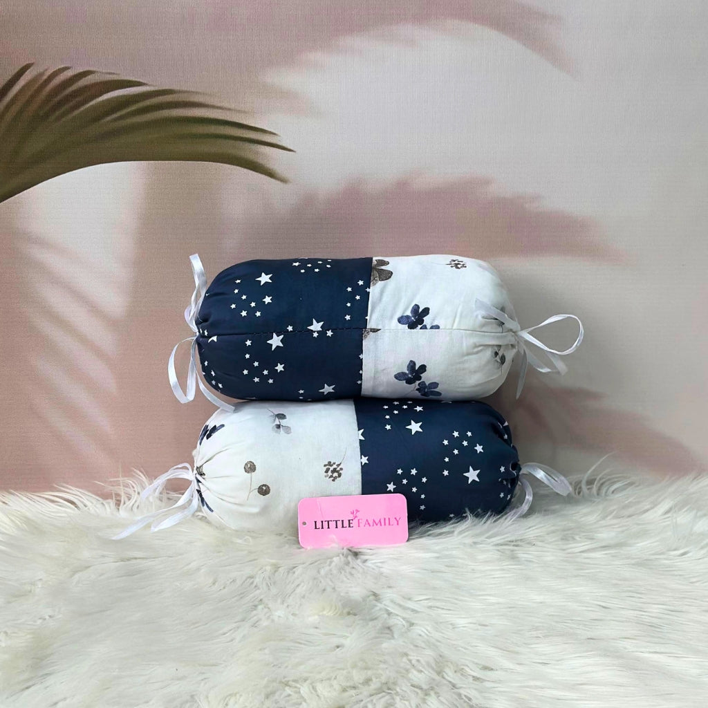 Starry Dreams Baby Bedding Set - 8 Pieces (Dusty Blue)