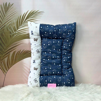 Starry Dreams Baby Bedding Set - 8 Pieces (Dusty Blue)