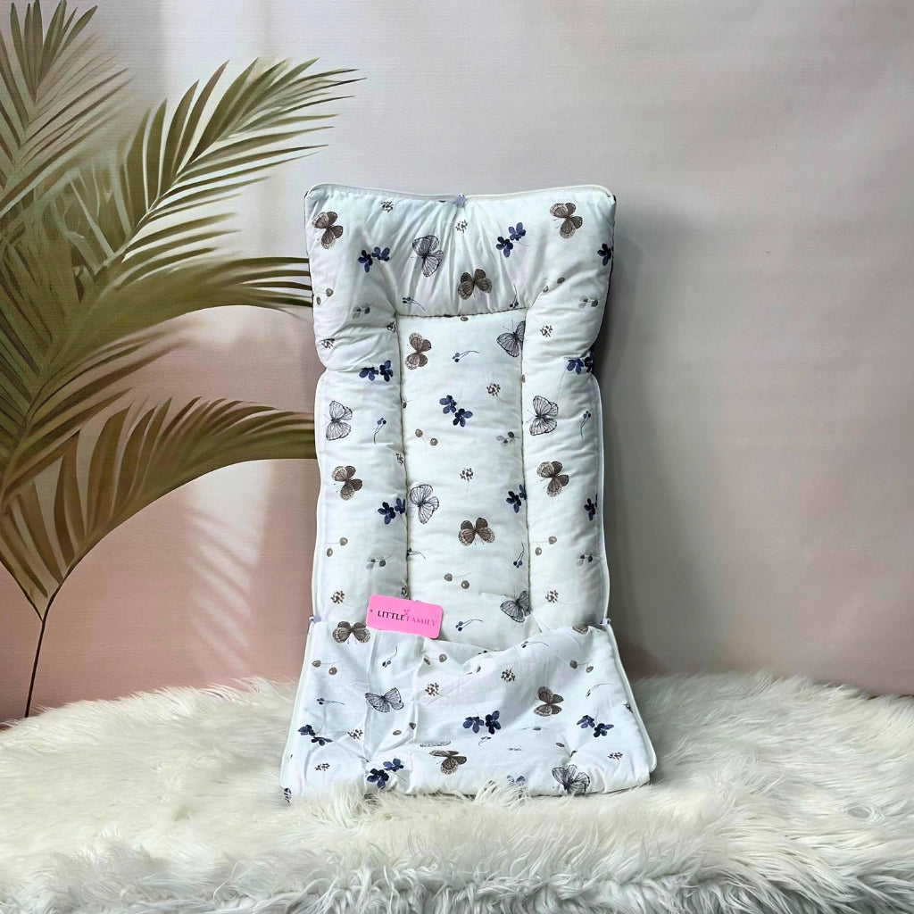 Starry Dreams Baby Bedding Set - 8 Pieces (Dusty Blue)