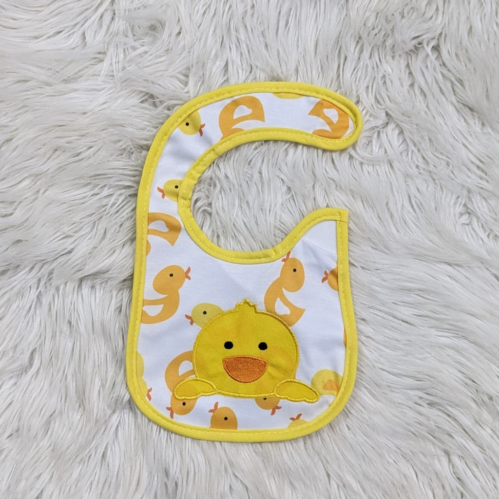 Premium Cotton Baby Bib – Duck