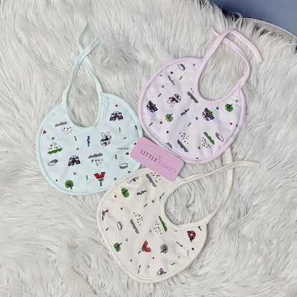 Pack of 3 Baby Bibs Set - Bunny