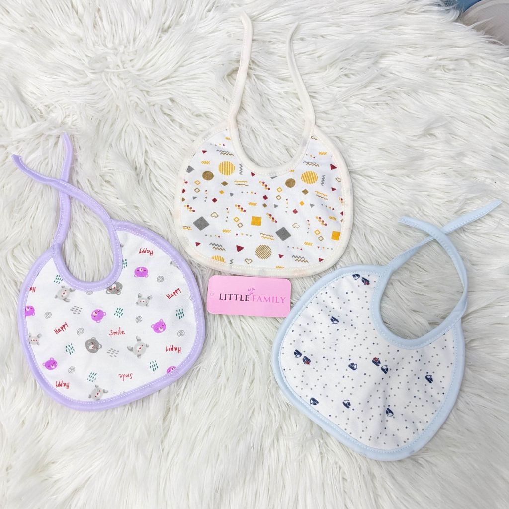 Pack of 3 Baby Bibs Set - "Bear"