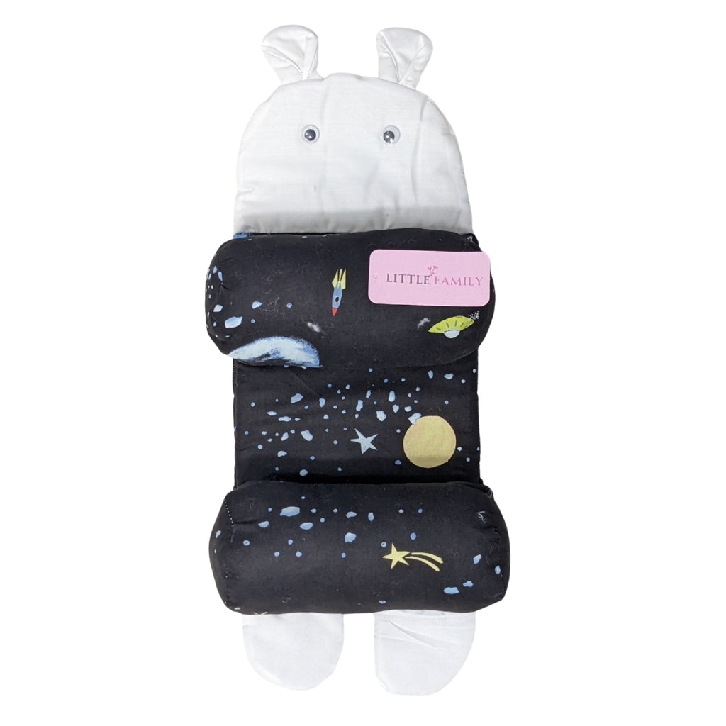 Black Galaxy Theme Baby Head Shaping Pillow – Ergonomic Support