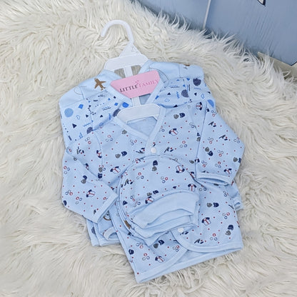 Newborn 3-Piece Cotton Outfit Set – Pack of 3