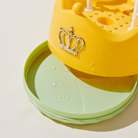 Premium Crown Rotating  Feeder Stand & Cleaning Set