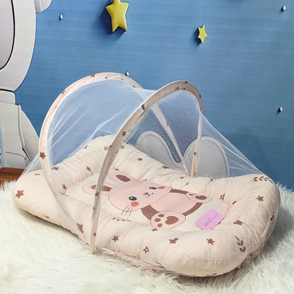 Premium 8-Piece Bunny Baby Bedding Set - Brown