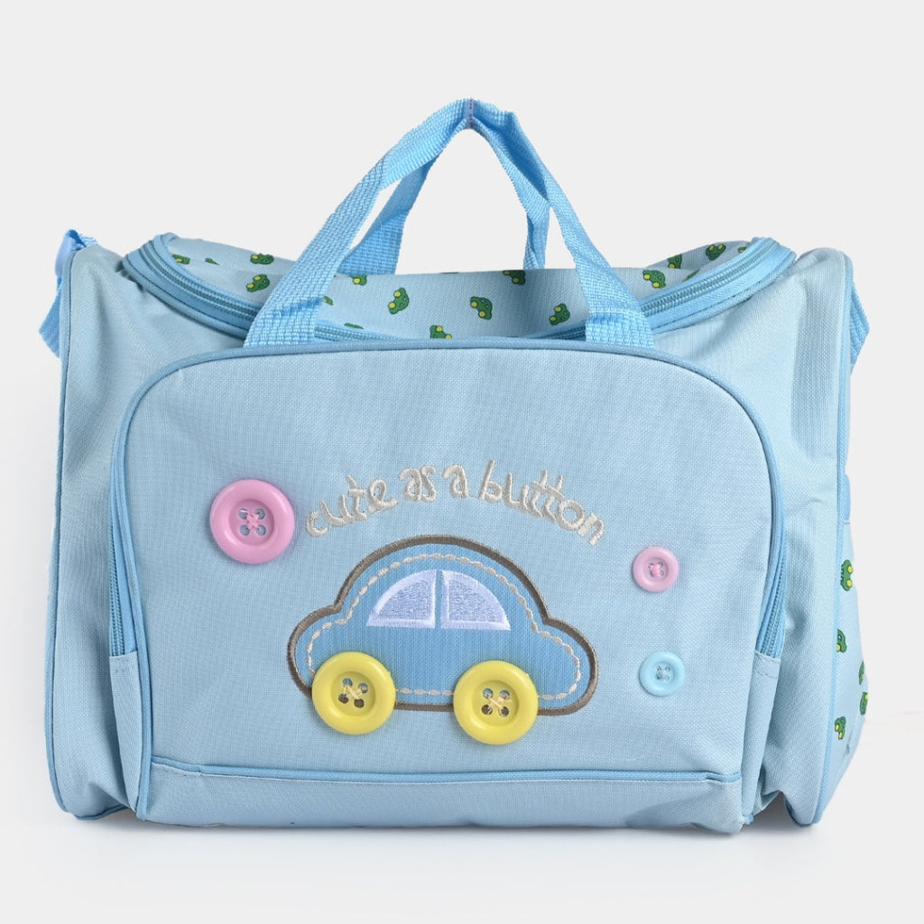 4-Piece Diaper Bag Set with Feeder Holder & Protective Accessory