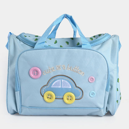 4-Piece Diaper Bag Set with Feeder Holder & Protective Accessory