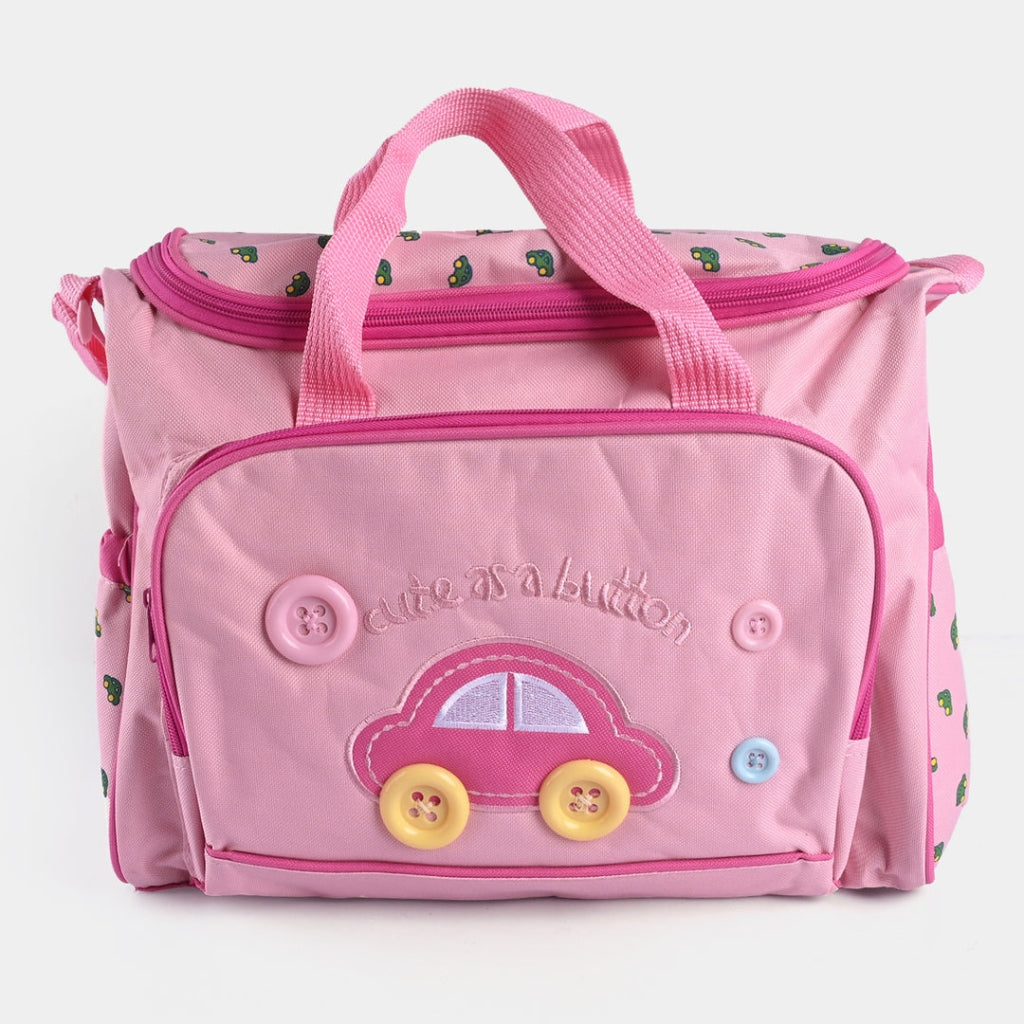 4-Piece Diaper Bag Set with Feeder Holder & Protective Accessory