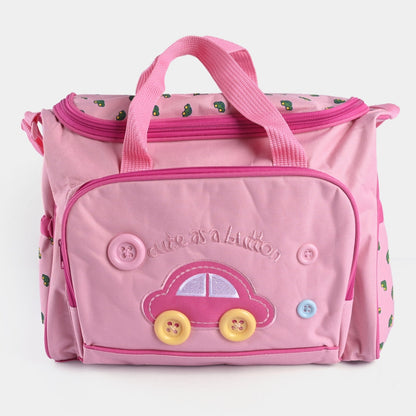 4-Piece Diaper Bag Set with Feeder Holder & Protective Accessory