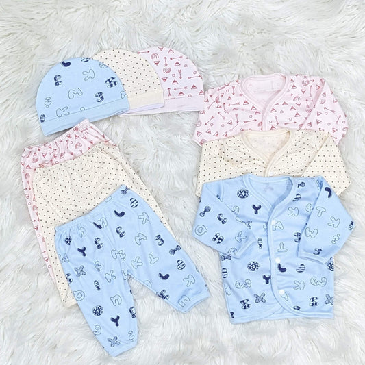 Newborn 3-Piece Baby Suit Set | Pack Of 3