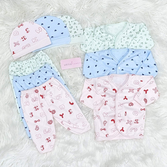 Newborn 3-Piece Baby Suit Set | Pack Of 3