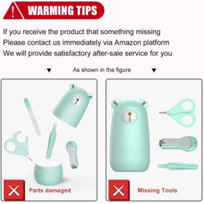 Premium Baby Grooming & Nail Care Kit (with Protective Case) - 5-Piece