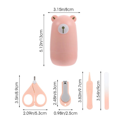 Premium Baby Grooming & Nail Care Kit (with Protective Case) - 5-Piece