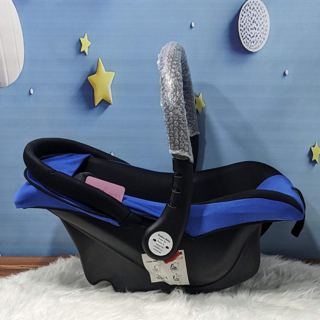 3-in-1 Baby Carry Cot & Infant Car Seat with Rocking Base and Adjustable Canopy