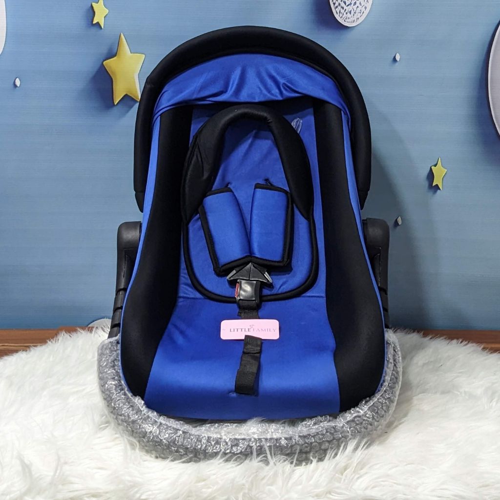 3-in-1 Baby Carry Cot & Infant Car Seat with Rocking Base and Adjustable Canopy