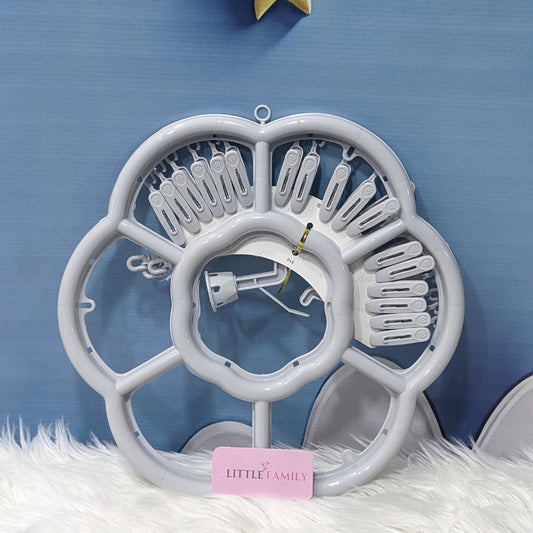 360° Rotating Baby Clothes Drying Hanger with Clips