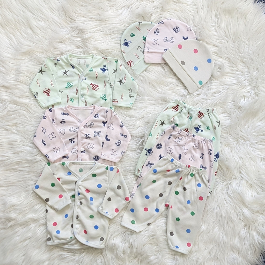 Alphabet Dreams – 3-Piece Newborn Suit Set