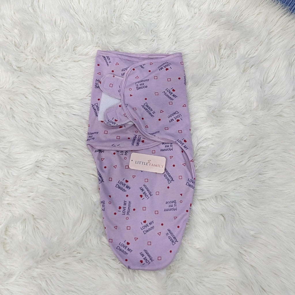 "I Love My Parents" Baby Swaddle