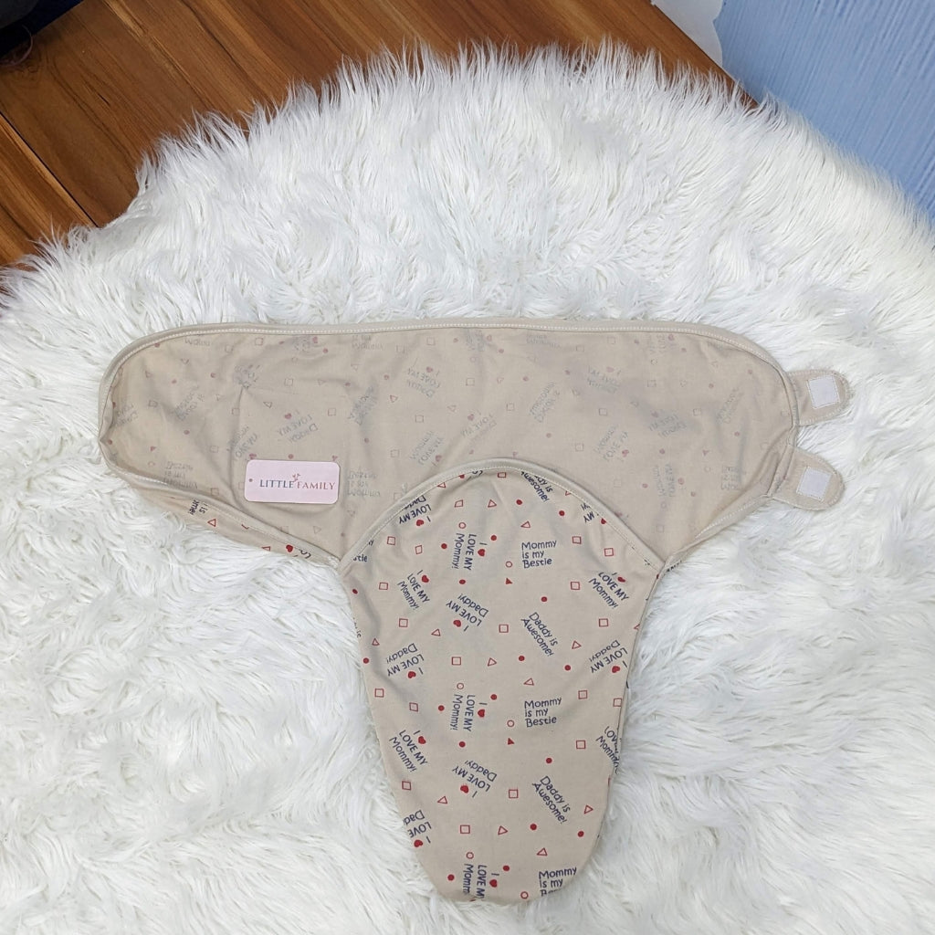 "I Love My Parents" Baby Swaddle