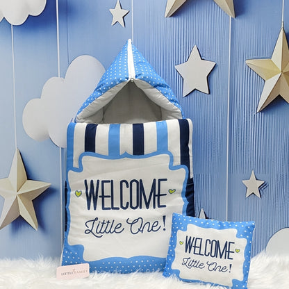 Cotton Baby Carry Nest – “Welcome Little One” Edition
