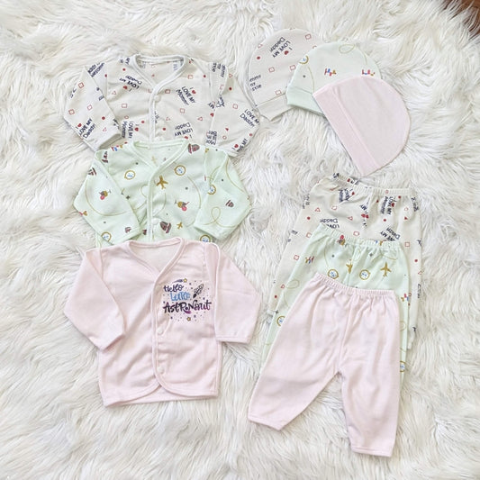 Tiny Astronaut Dreams – 3-Piece Newborn Suit Set