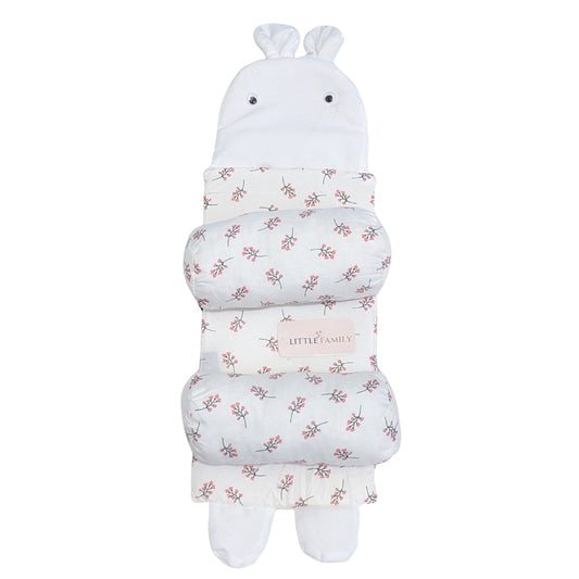 White Flower Baby Head Shaping Pillow – Ergonomic Support