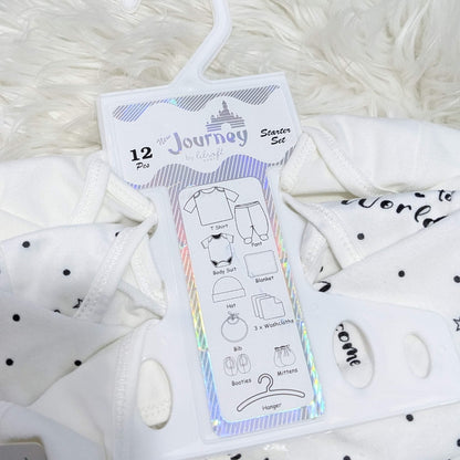 Welcome to the World – 12-Piece Fleece Newborn Starter Set