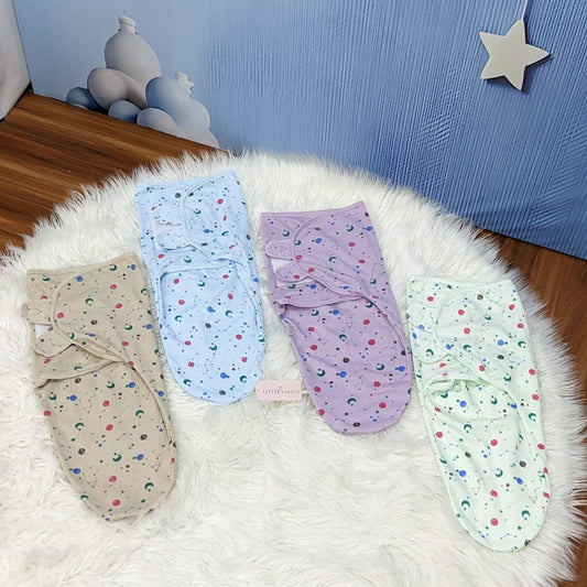 Little Galaxy Print Baby Swaddle