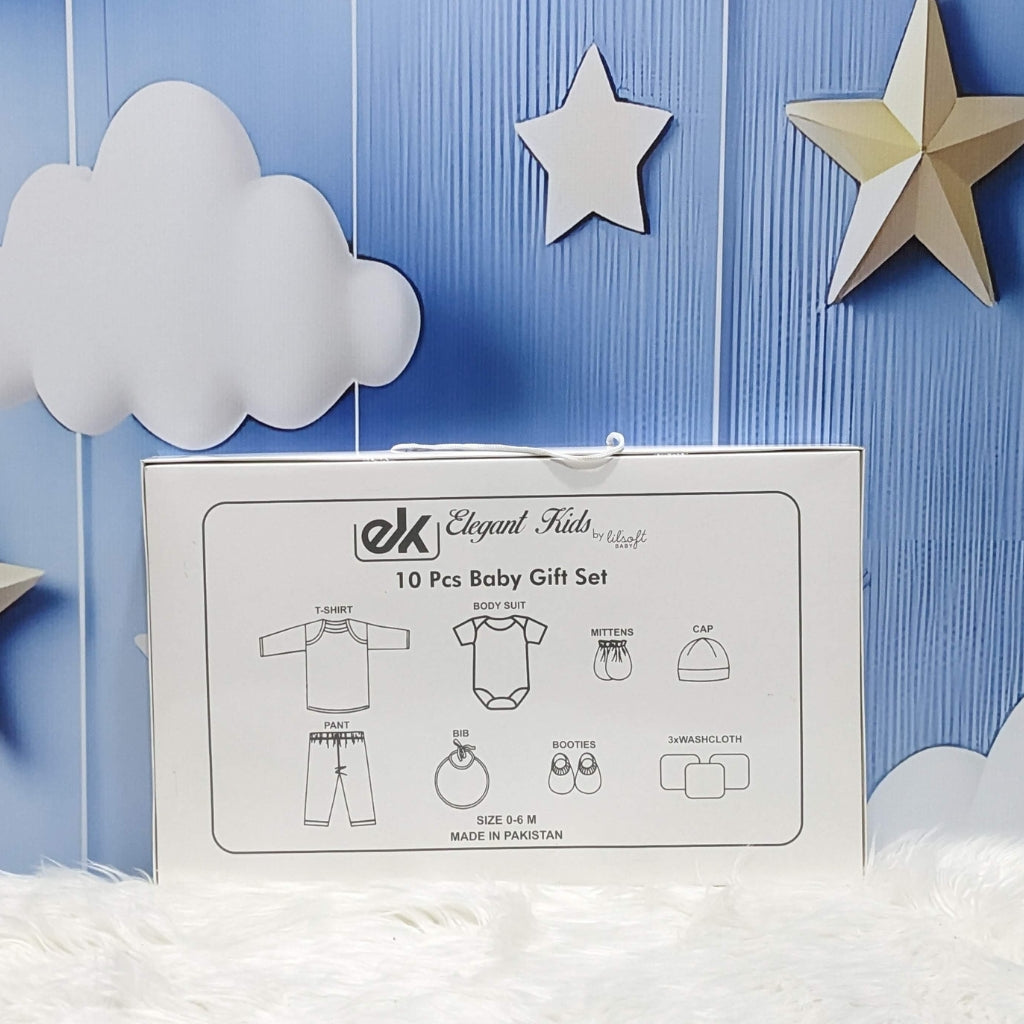 Welcome to the World – 10-Piece Baby Gift Set