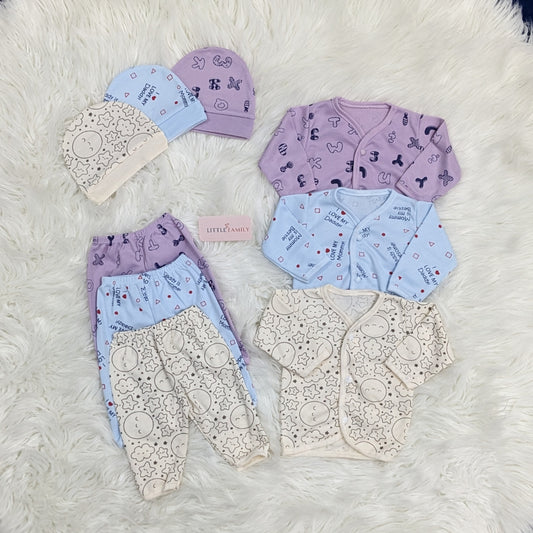 “I Love My Parents” Print – 3-Piece Baby Suit Set