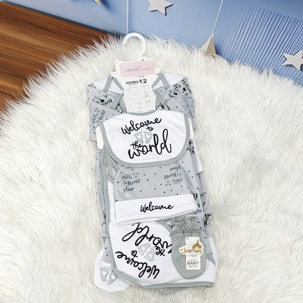 Welcome to the World Baby Starter Set – Grey