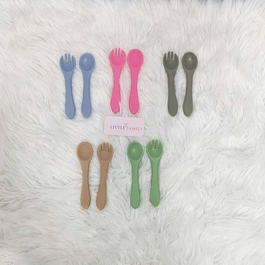 Premium Silicone Baby Spoon Set
