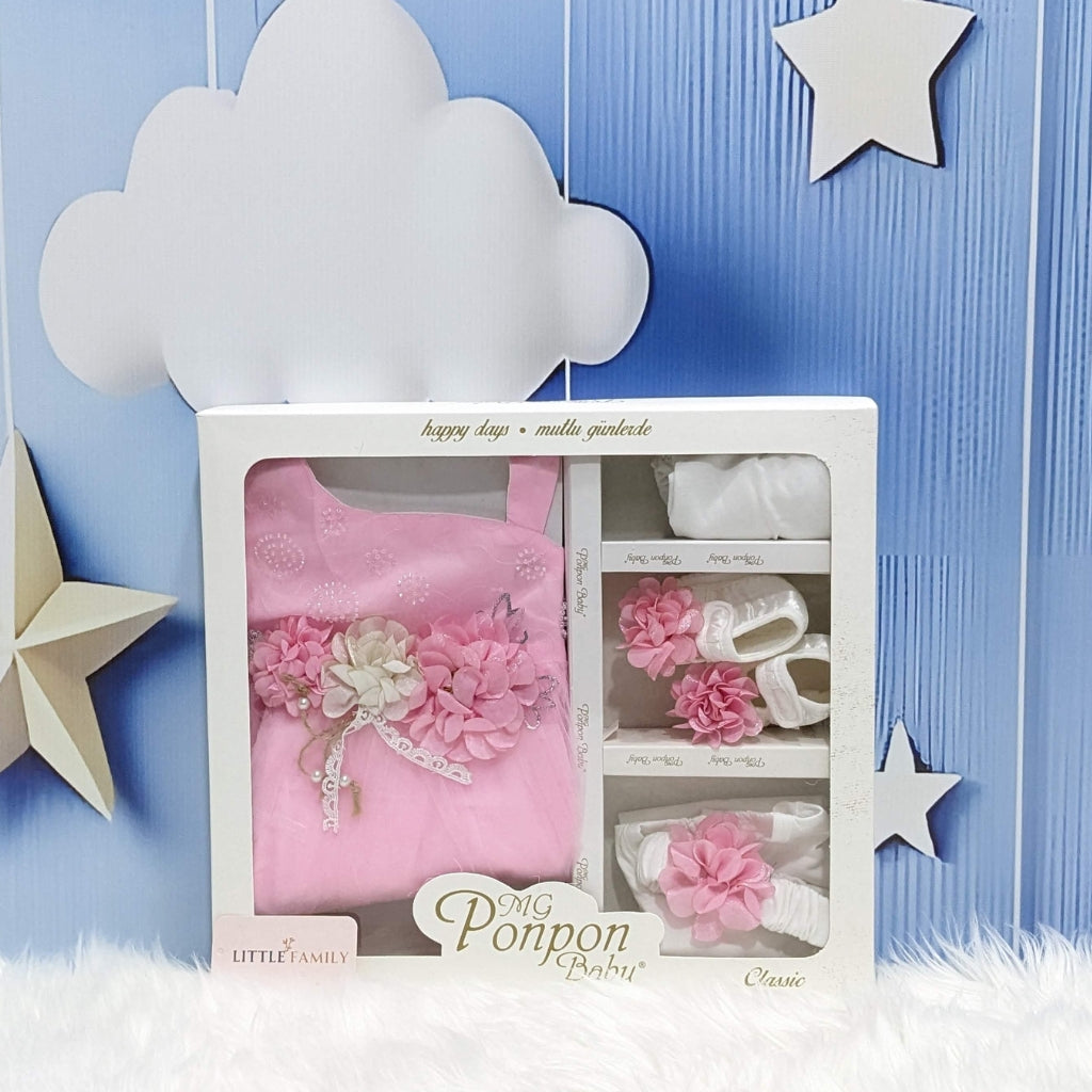 Pink Baby Frock Set – Perfect for Special Occasions