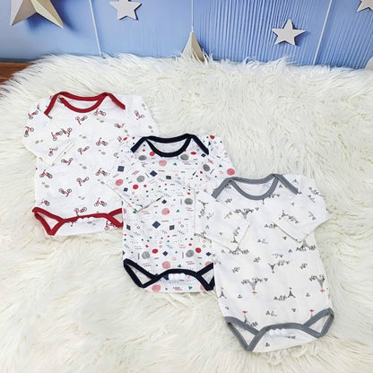 Premium Baby Bodysuits – Pack of 3