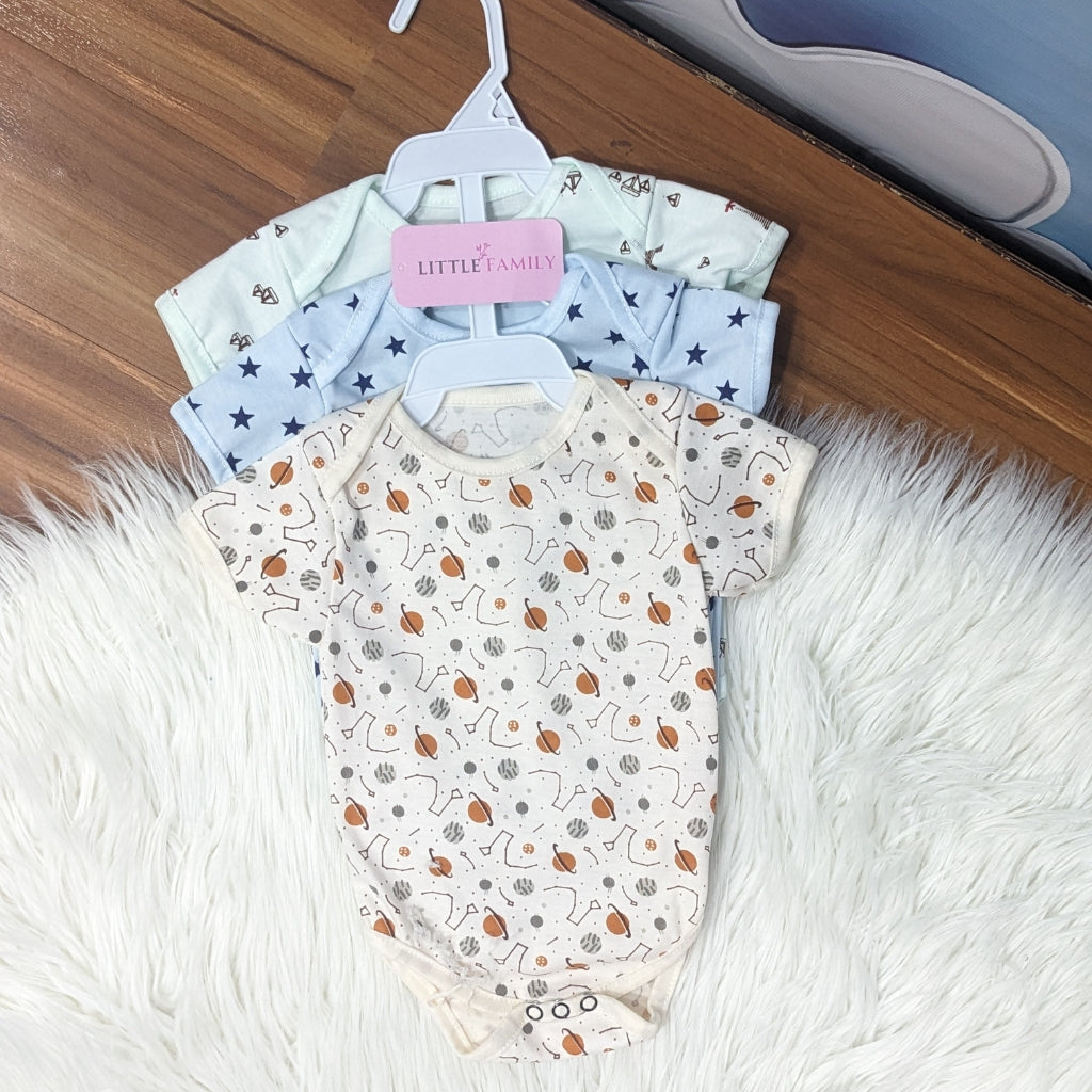 Premium Baby Bodysuits – Pack of 3