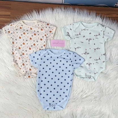 Premium Baby Bodysuits – Pack of 3
